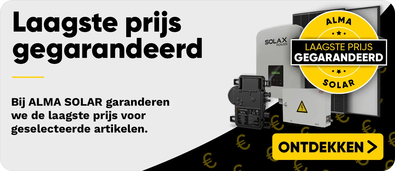 Zonnepaneel met gegarandeerd de laagste prijs